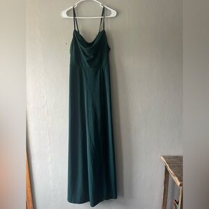 Birdy Grey Emerald Ash Crepe Dress Size Medium